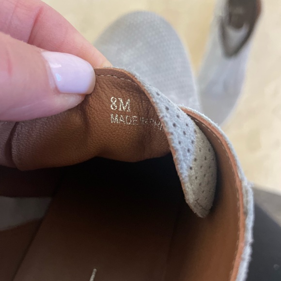 Linea Paolo Felicia Wedge Sneaker Light Grey Size 8M - Picture 7 of 8